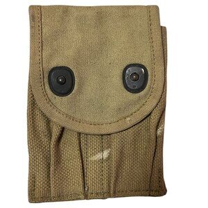 WWI US Military M1918 Pistol Magazine Pouch Colt M1911 Pistol Double Mag Pouch T